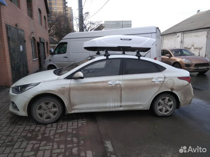 Бокс 430 л на Hyundai Solaris