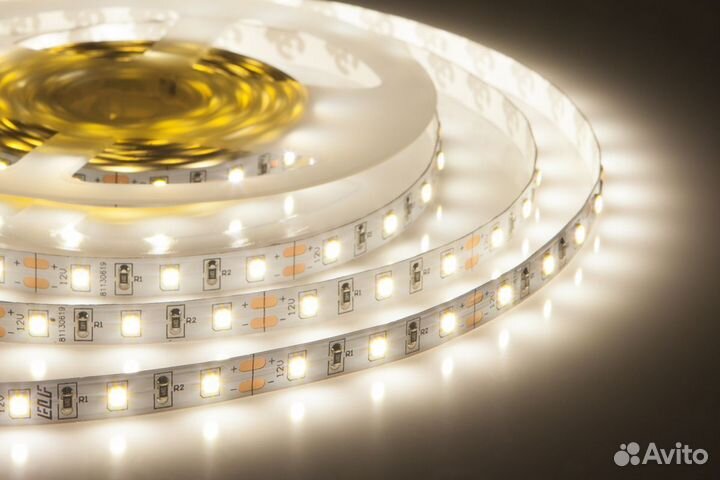 Лента светодиодная ELF 300smd,2835,12В, днев.белая