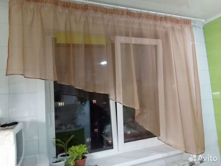 Тюль для кухни или лоджии. Разный