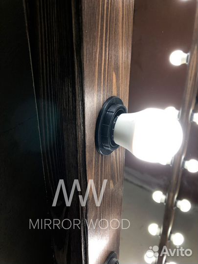 Зеркало в полный рост с лампочками