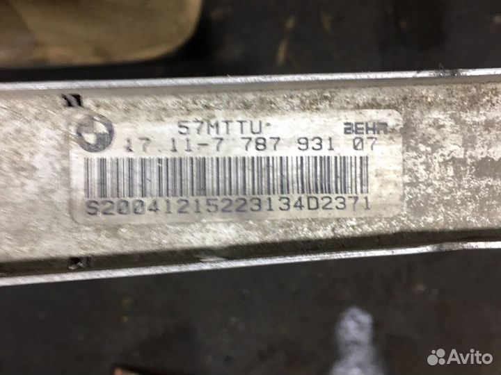 Радиатор охлаждения бмв е53 m57