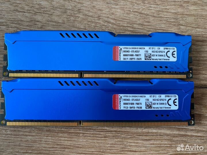 Оперативная память Kingston ddr3