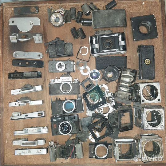 Плёночные фотоаппараты СССР на запчасти