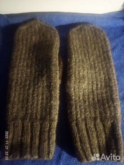 Варежки вязанные