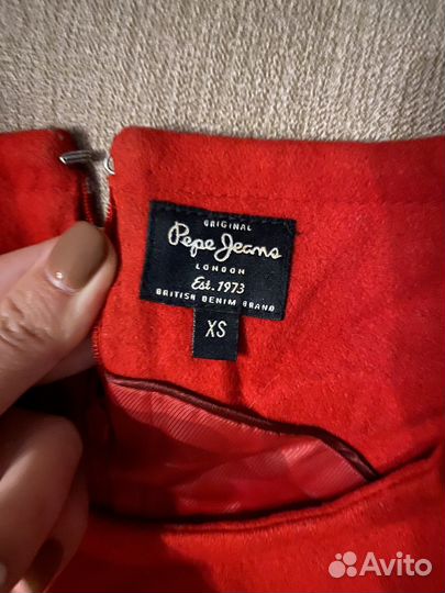 Pepe jeans платье шерсть