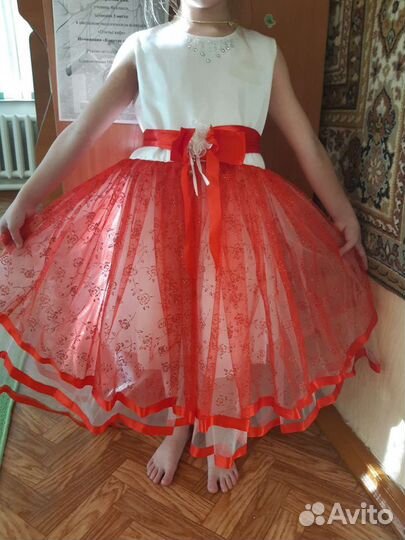 Платье для девочки на выпускной в детский сад