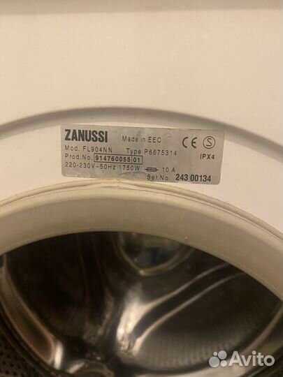 Zanussi стиральная машина