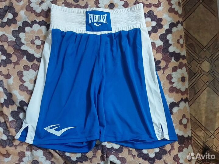 Синяя боксерская форма Everlast