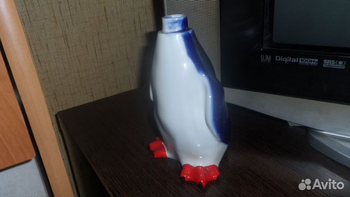 Штоф пингвин фарфор лфз кувшин