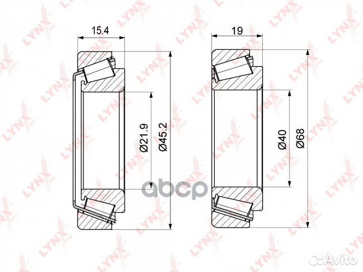 Подшипник ступ.MB E W211/W212/SL R230 01-12 пер