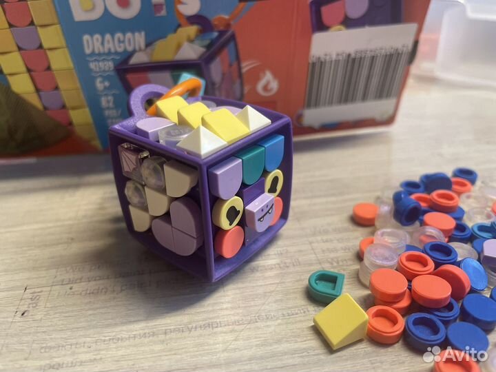 Lego dots брелок