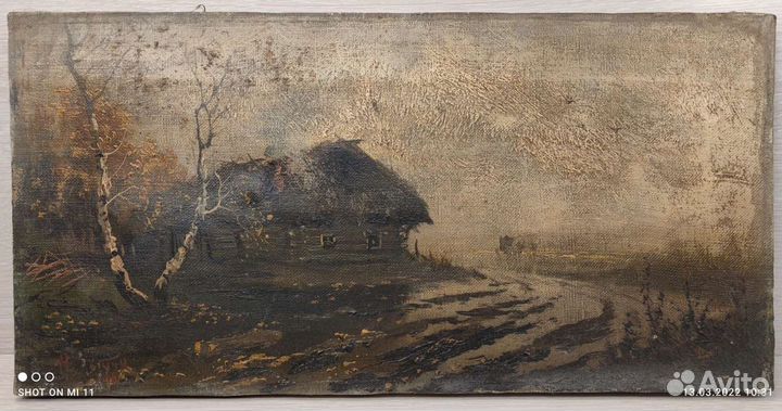 Парные картины А. А. Зотов холст, масло, 19 век