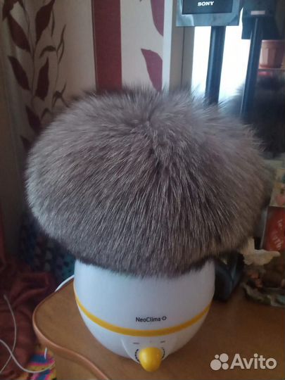 Шапка песец новая