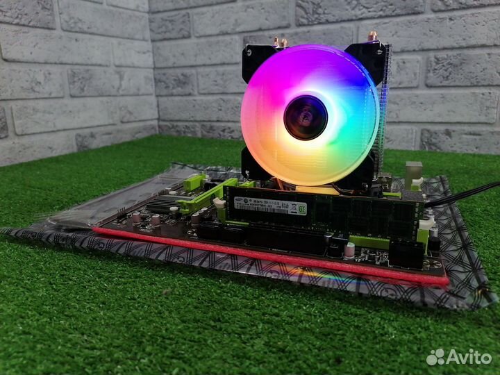 Игровой комплект i5-9400f (аналог) + 16gb + RGB