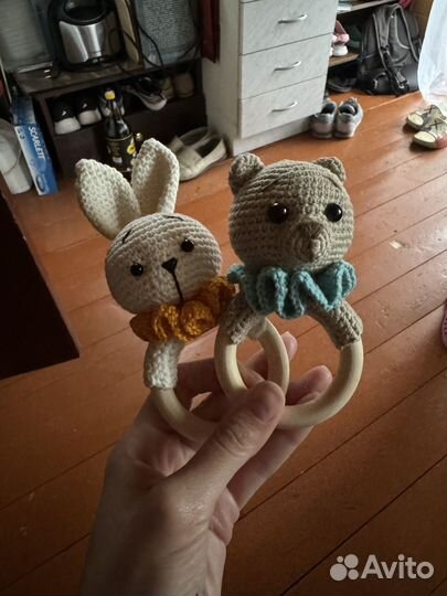 Вязаные игрушки ручной работы