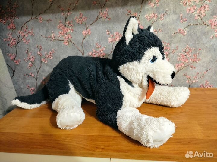 Собака хаски IKEA игрушка большая