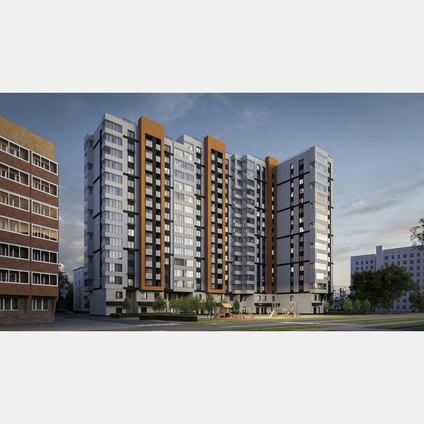 2-к. квартира, 59,2 м², 6/17 эт.