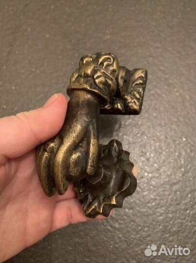 Дверной молоток с состаренным эффектом (бронза)