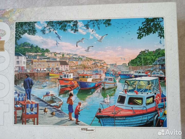 Пазл на 4000 деталей Рыбалка на пристани