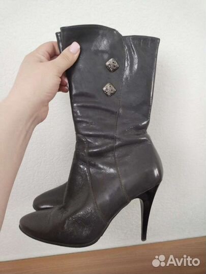 Полусапожки женские натуральная кожа 38 размера