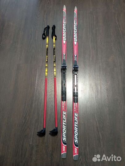 Лыжи с палками