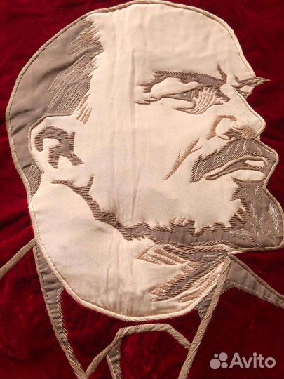 Знамя бархат СССР двустороннее, в идеале