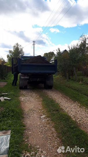 Машина плодородного грунта, песок, коровяк навоз