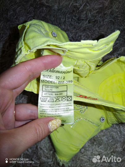 Джинсовые шорты на девочку