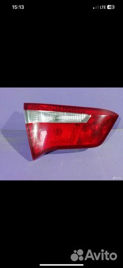 Задние фары на kia rio 3