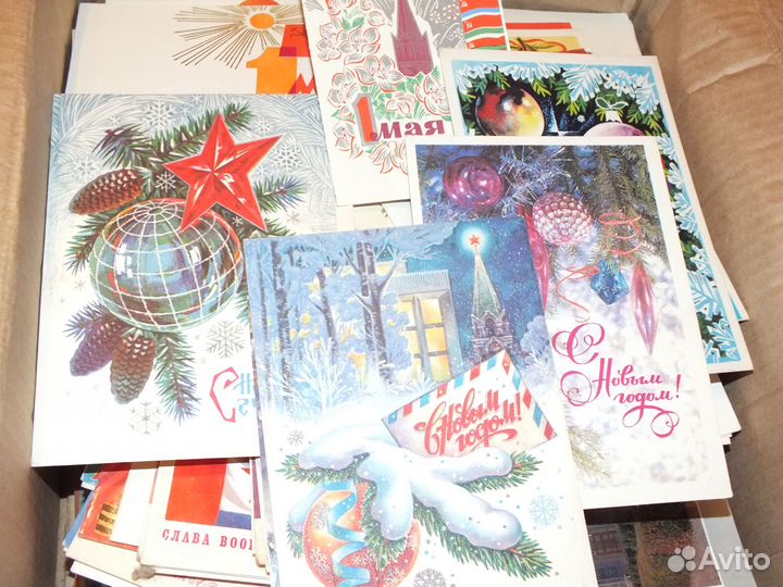 Поздравительные советские открытки