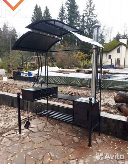 Мангал С крышей