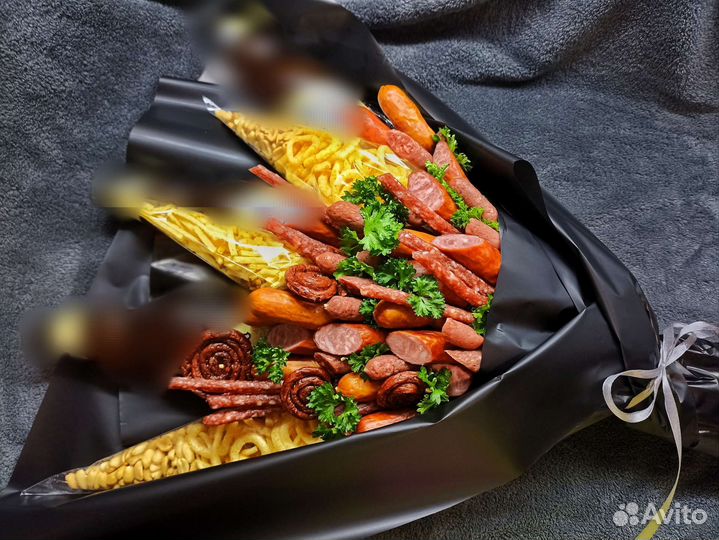 Изготовление съедобных букетов