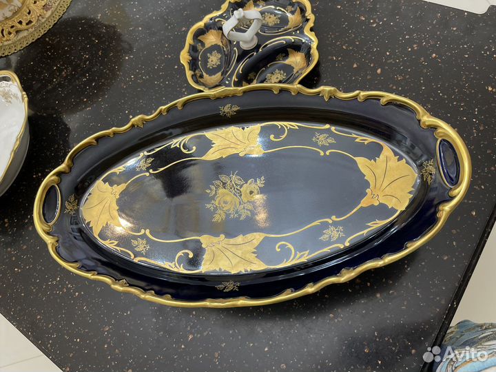 Новое Большое блюдо на ножке от Weimar