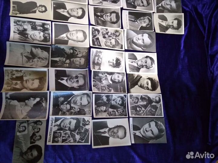 Открытки с артистами советского кино