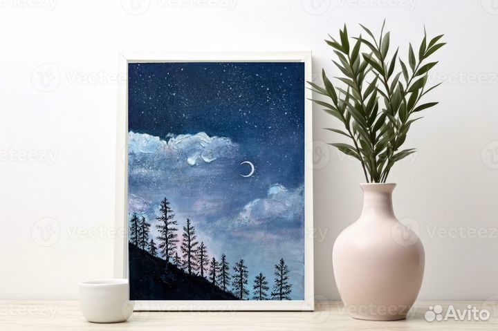 Миниатюра. Картина маслом