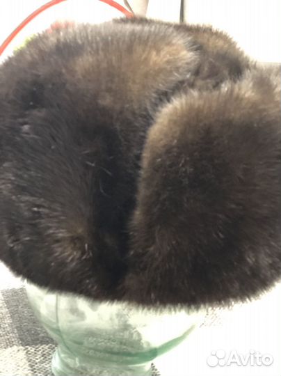 Норковая шапка мужская
