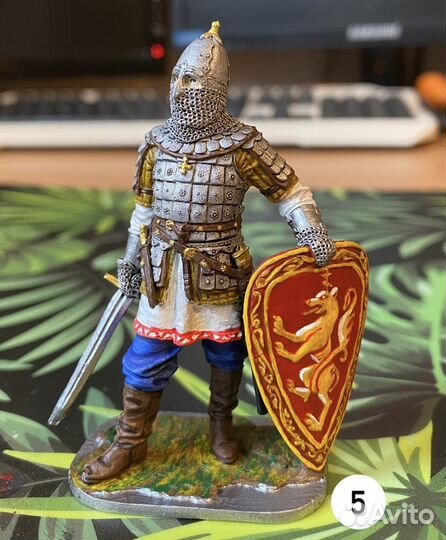 Оловянные солдатики 54 мм, окрашенные