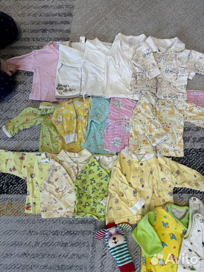 Вещи для новорожденных пакетом 56р-р