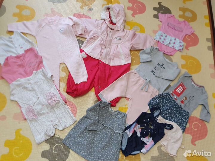 Комплект одежды для девочки, размер 74+
