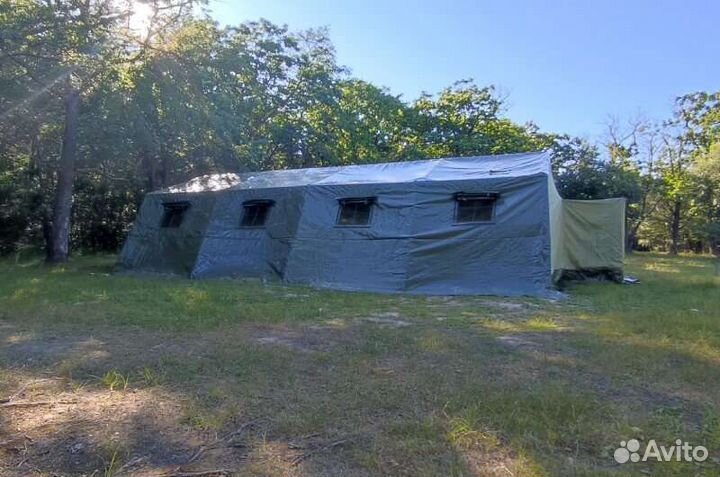 Палатка каркасная армейская пвх