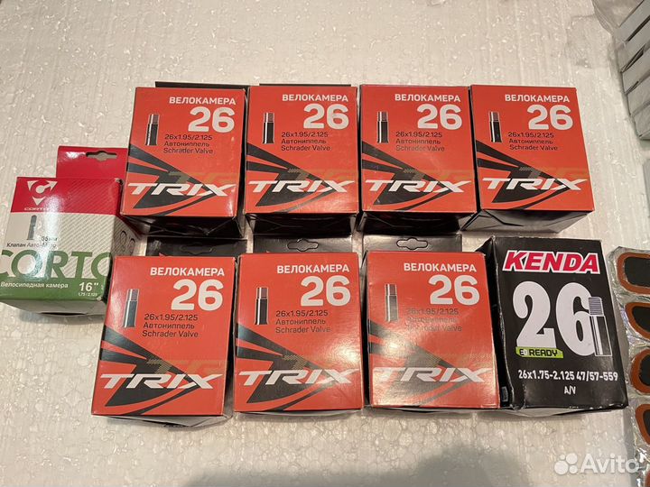 Камеры велосипедные 26x1.95 автониппель