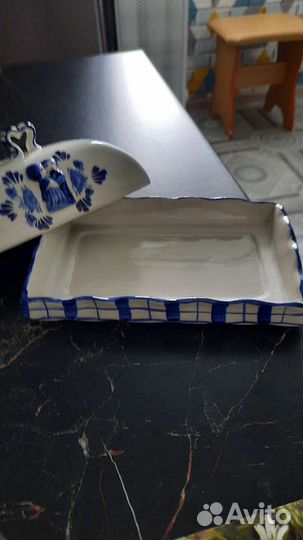 Масленка фарфор