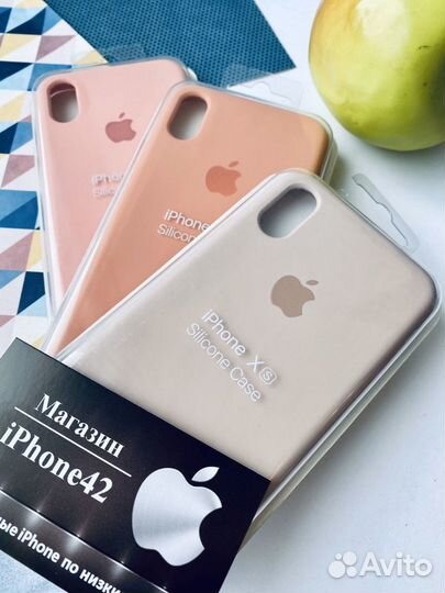 Чехол Silicone Case на iPhone X / Xs