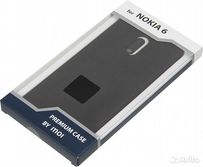 Чехол (Клип-Кейс) inoi для Nokia 6 (чёрный)