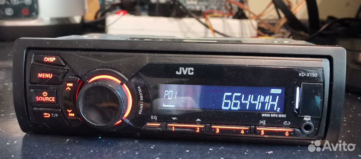 Автомагнитола JVC kd-x150 с пультом ду JVC RM-RK52