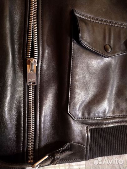 Кожаная куртка натуральная Saint Laurent