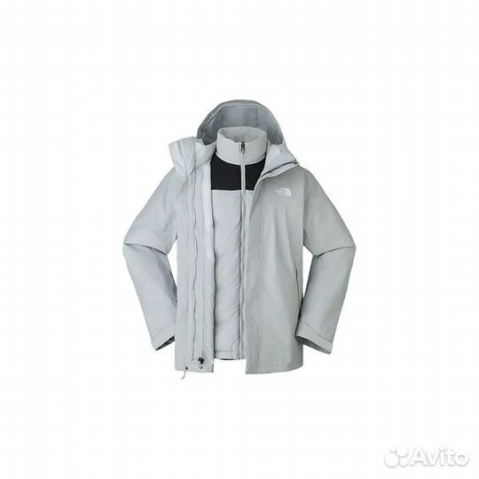 THE north face City Outdoor Collection Windbreaker Jackets Men Stardust Grey+Shopping Bag (S)(90)