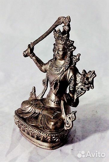 Бодхисаттва с Мечом - Статуэтка из Бронзы, ru*363c