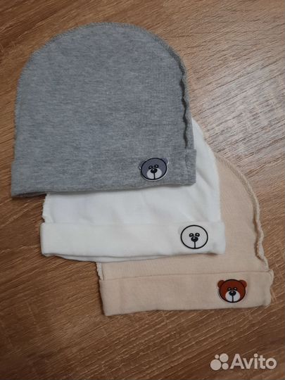 Чепчик шапочка для новорожденного