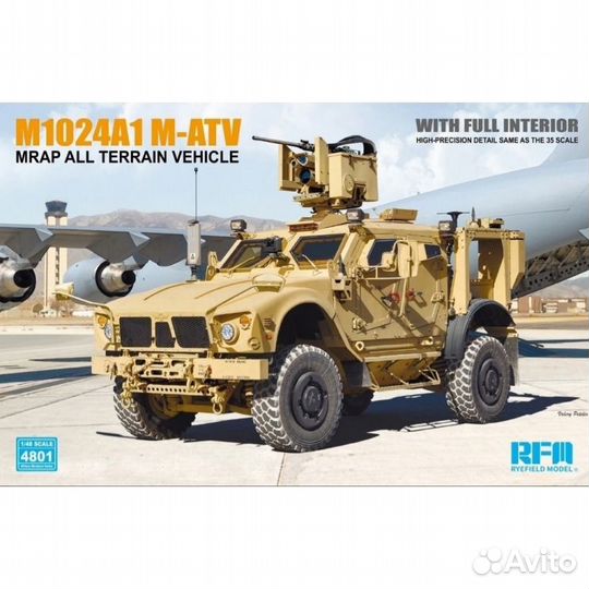 RM-4801 1/48 M1024A1 M - ATV mrap ALL terrain VEH